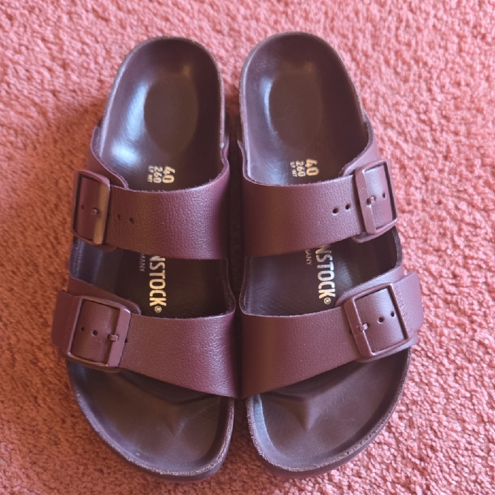 Birkenstock Exquisite Arizona Sandals All Leather 40 Narrow